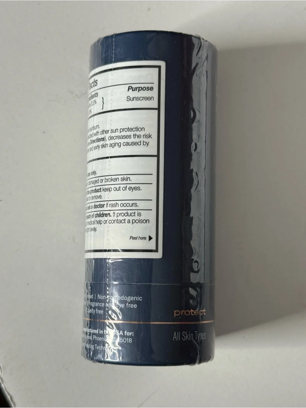 Sunbetter SPF 75 Mineral Sunscreen Stick - Navy - Picture 3 of 5